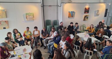 Grupos de trabalho debateram os oito eixos da conferência, elaborando diretrizes para o futuro Plano Municipal de Cultura.| Foto: Renata Guarino