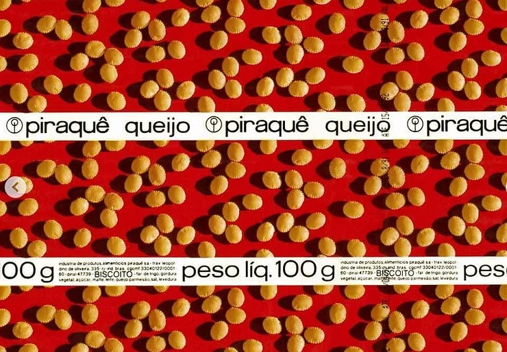 Embalagem de biscoito Piraquê. Lygia Pape