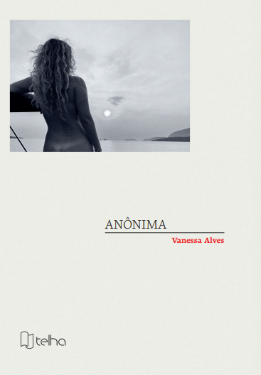 Livro "Anônima" de Vanessa Alves