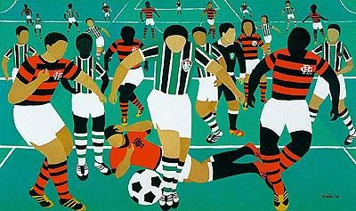 Foto de Ricardo Bhering - Futebol Fla-flu, 1975 / Djanira - ENCICLOPÉDIA Itaú Cultural de Arte e Cultura Brasileira.