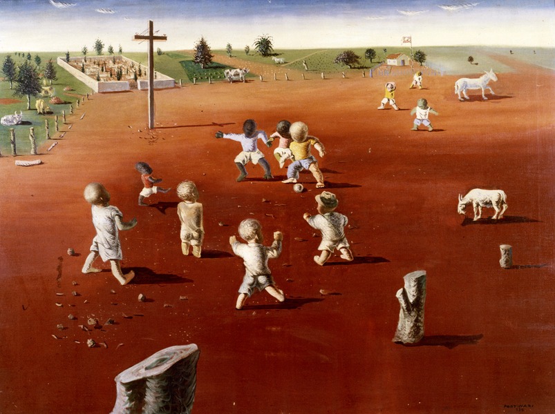 Futebol - 1935, Candido Portinari - Acervo Projeto Portinari