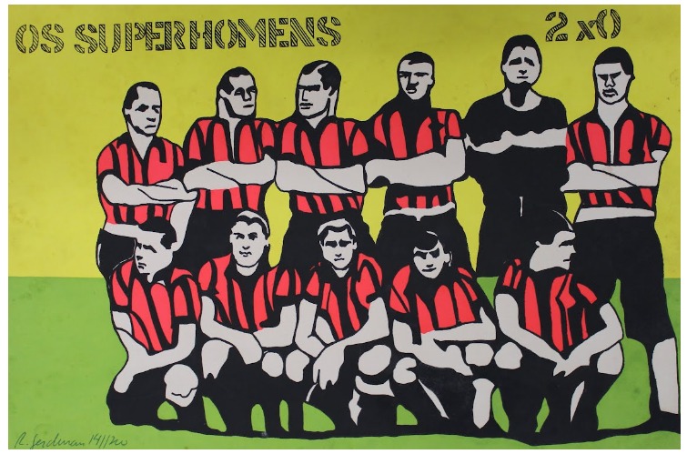 Os super-homens Rubens Gerchman 1967 - Museu nacional de belas artes.
